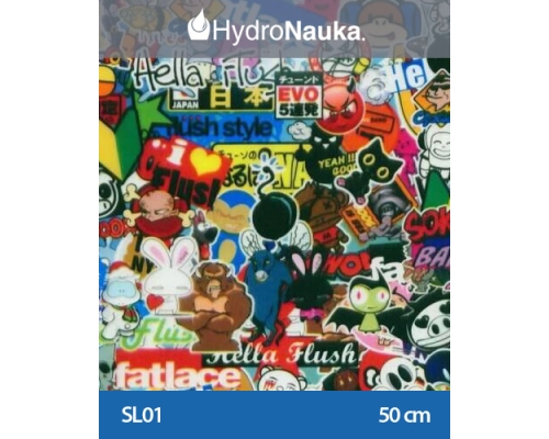 Folia do hydrografiki Stickerbomb